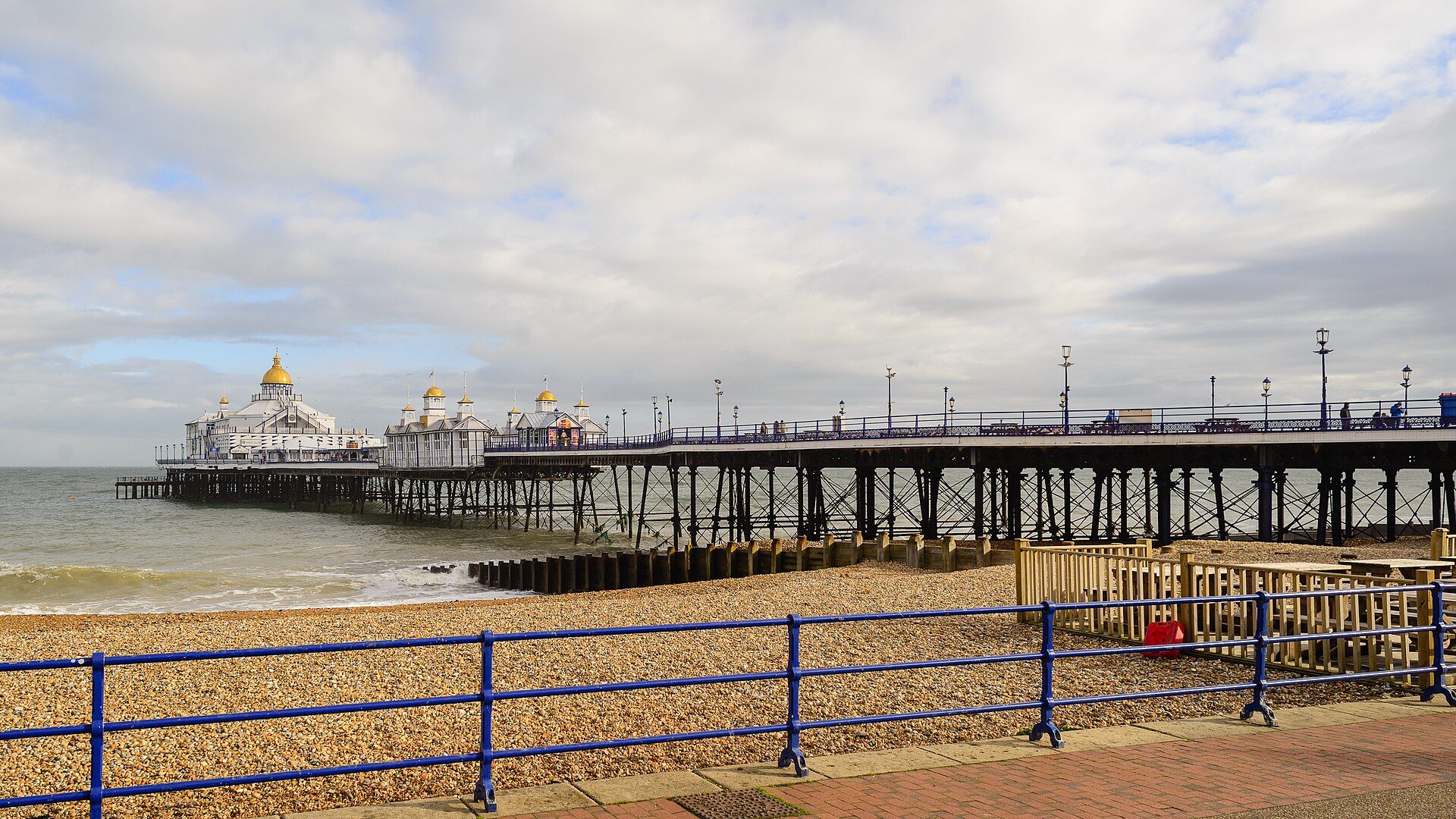 Eastbourne Pier reaching out over the sea