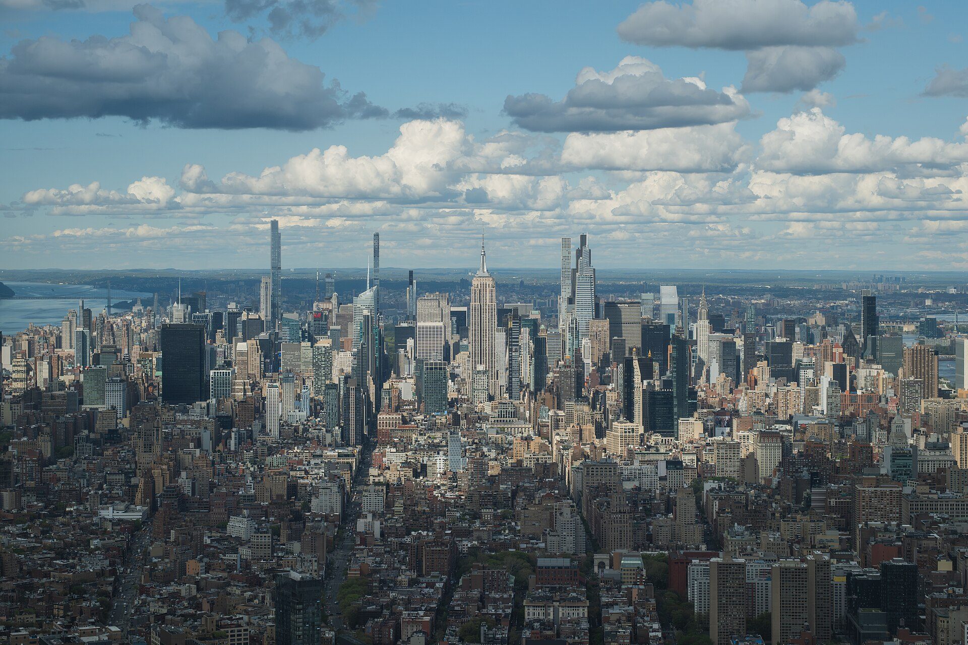 Midtown Manhattan from the One World Observatory