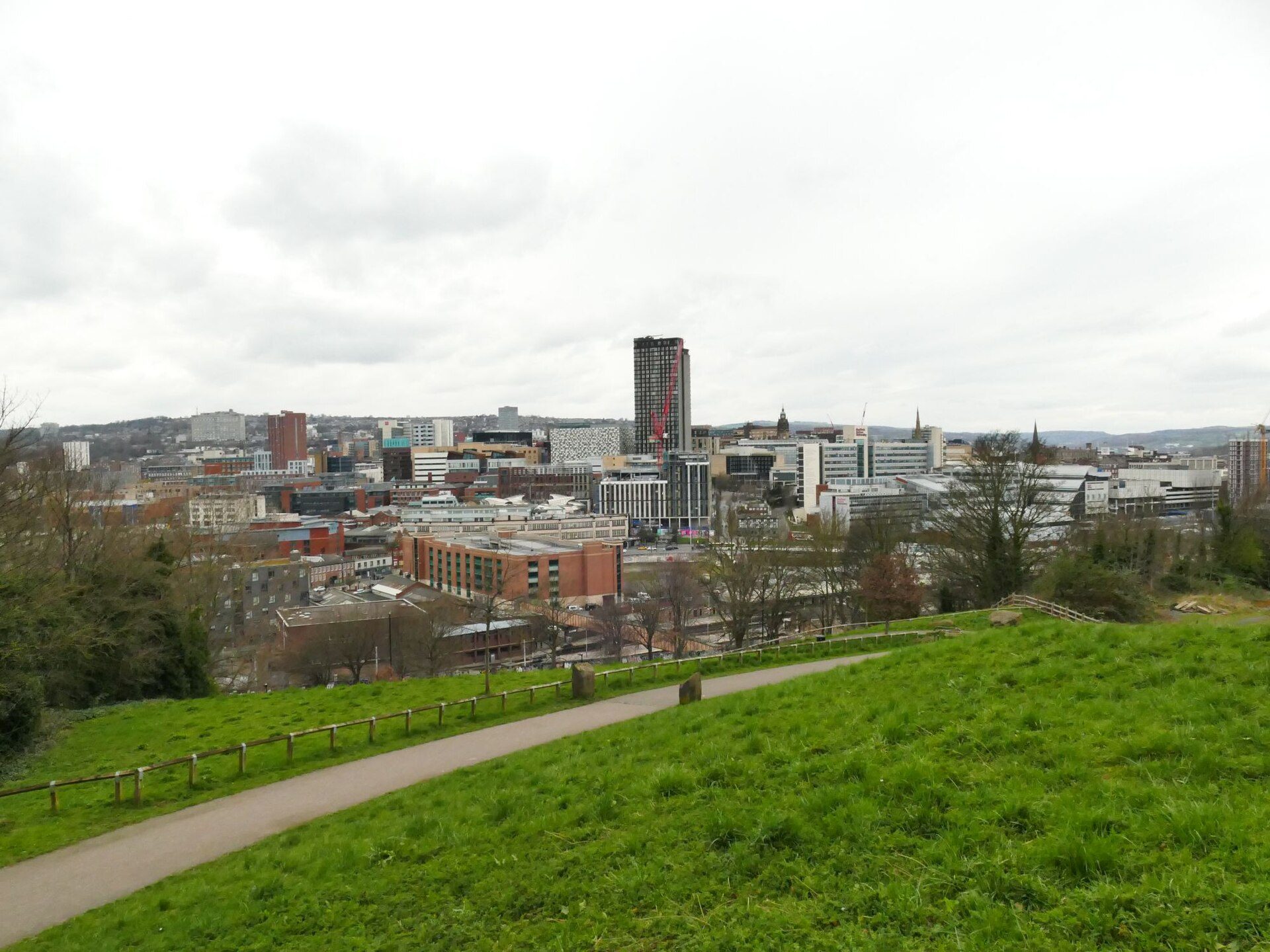 A view over Sheffield city centre