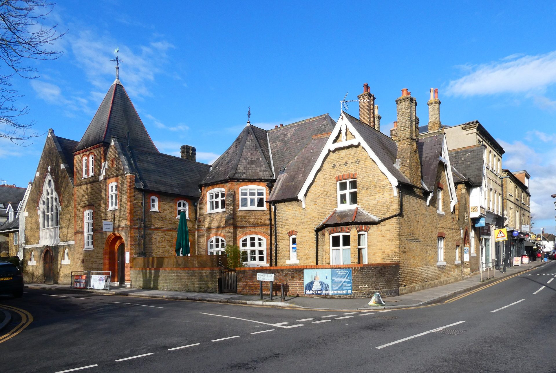 Wimbledon Village Hall and the street it stands on